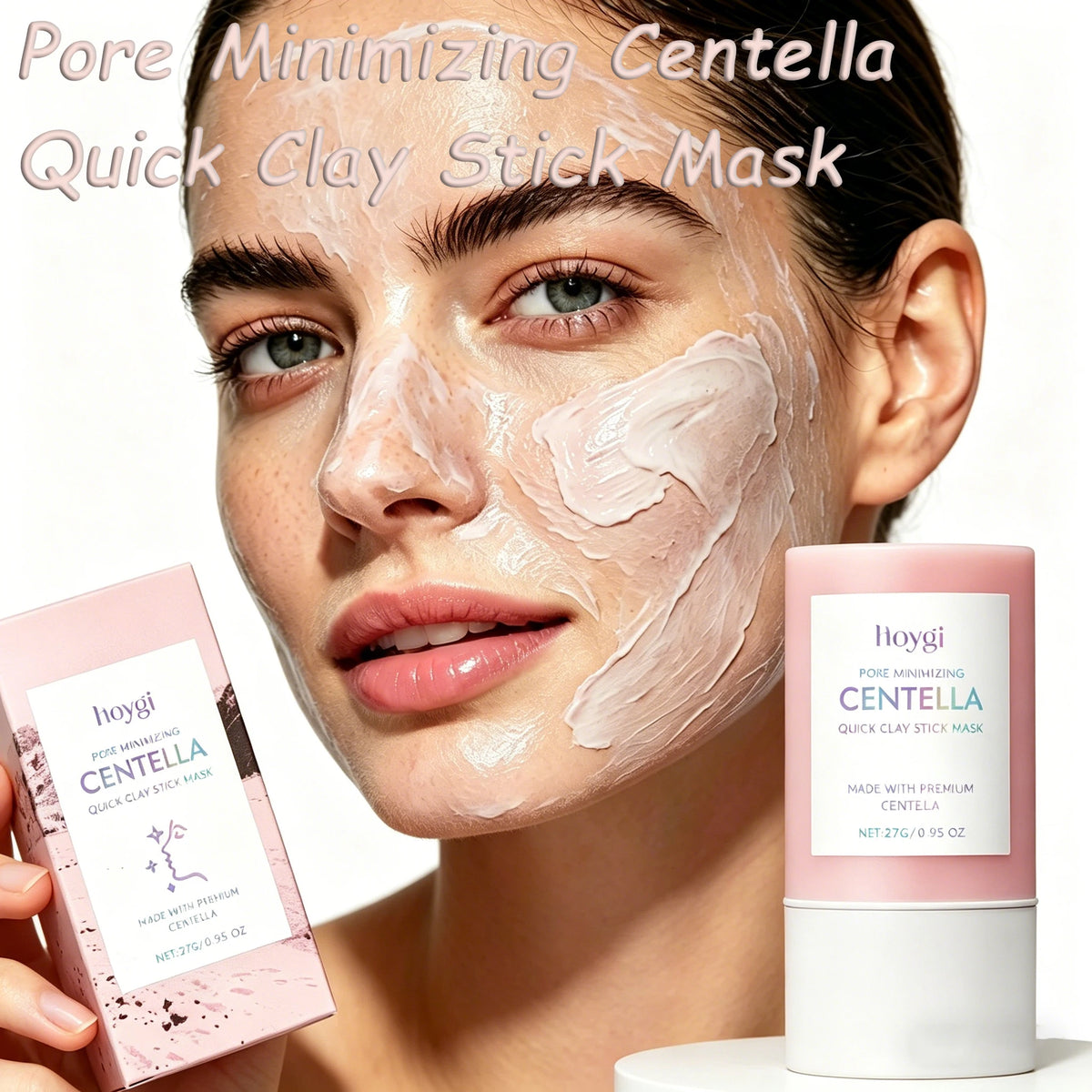 Centella Clay Stick Mask Pore Minimizing Bentonite Deep Cleansing Purifying Mud Mask Stick For Oil Control Korean Glowing