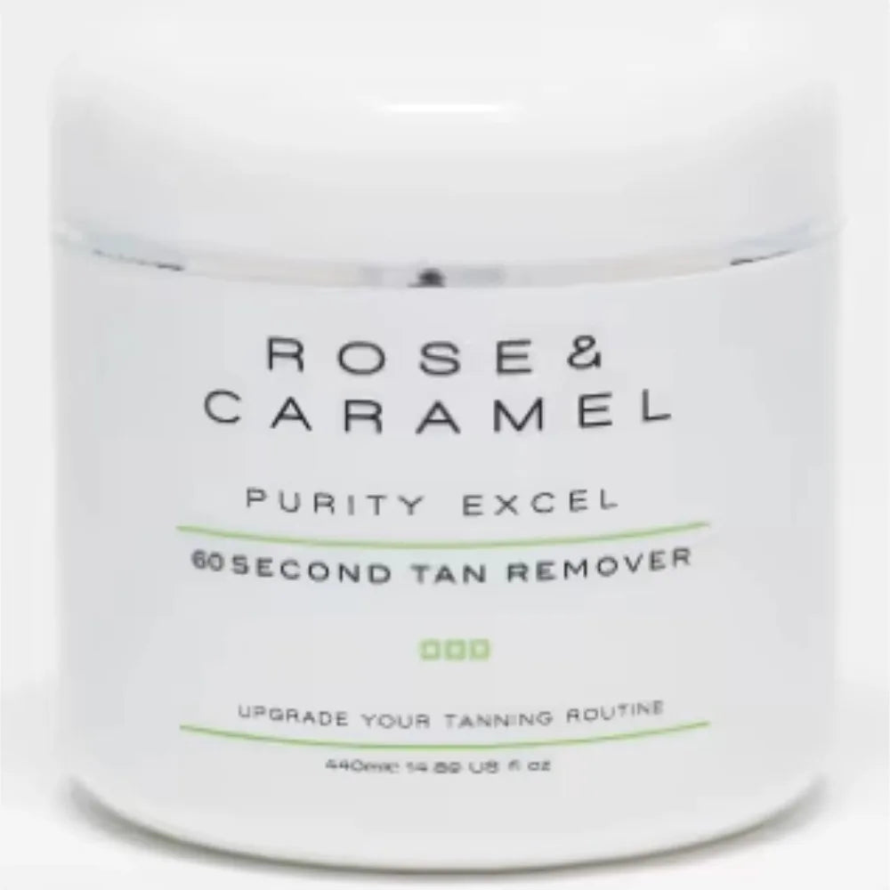 440ml Rose Caramel Purity Excel 60 Second Tan Remover Soft Smooth Silky Skin Care Body Scrub Cream Upgrade Your Tanning Routine
