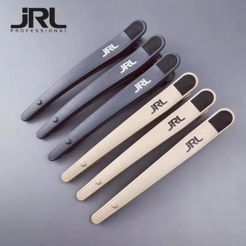 JRL Hairdressing Clip Hair Salon Professional Duckbill Clip Dyeing Zone Positioning Non-slip Seamless Haircutting Clip for Haird