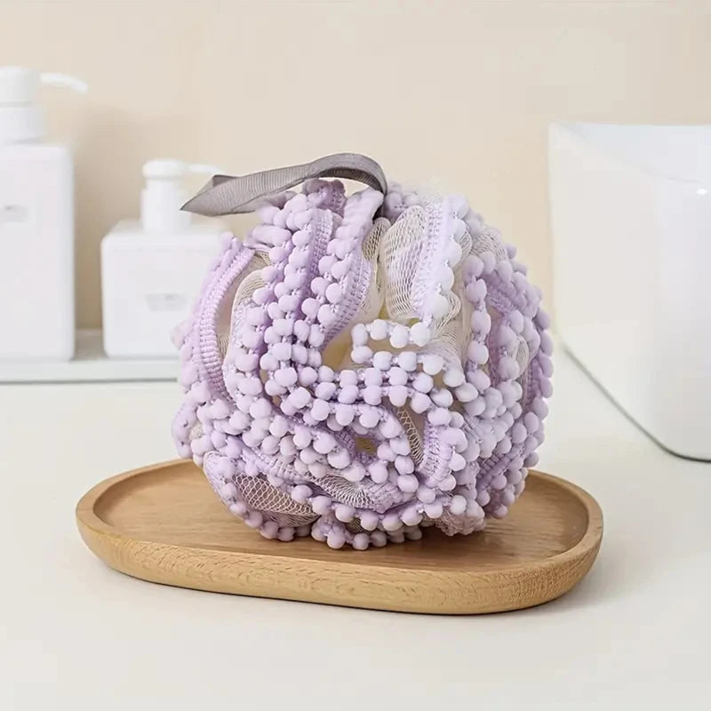 Foam Sponge Foam Stick Body Soft Shower Flower Tennis Skin Cleaning Tool Bathtub Ball Bathroom Accessories NEW
