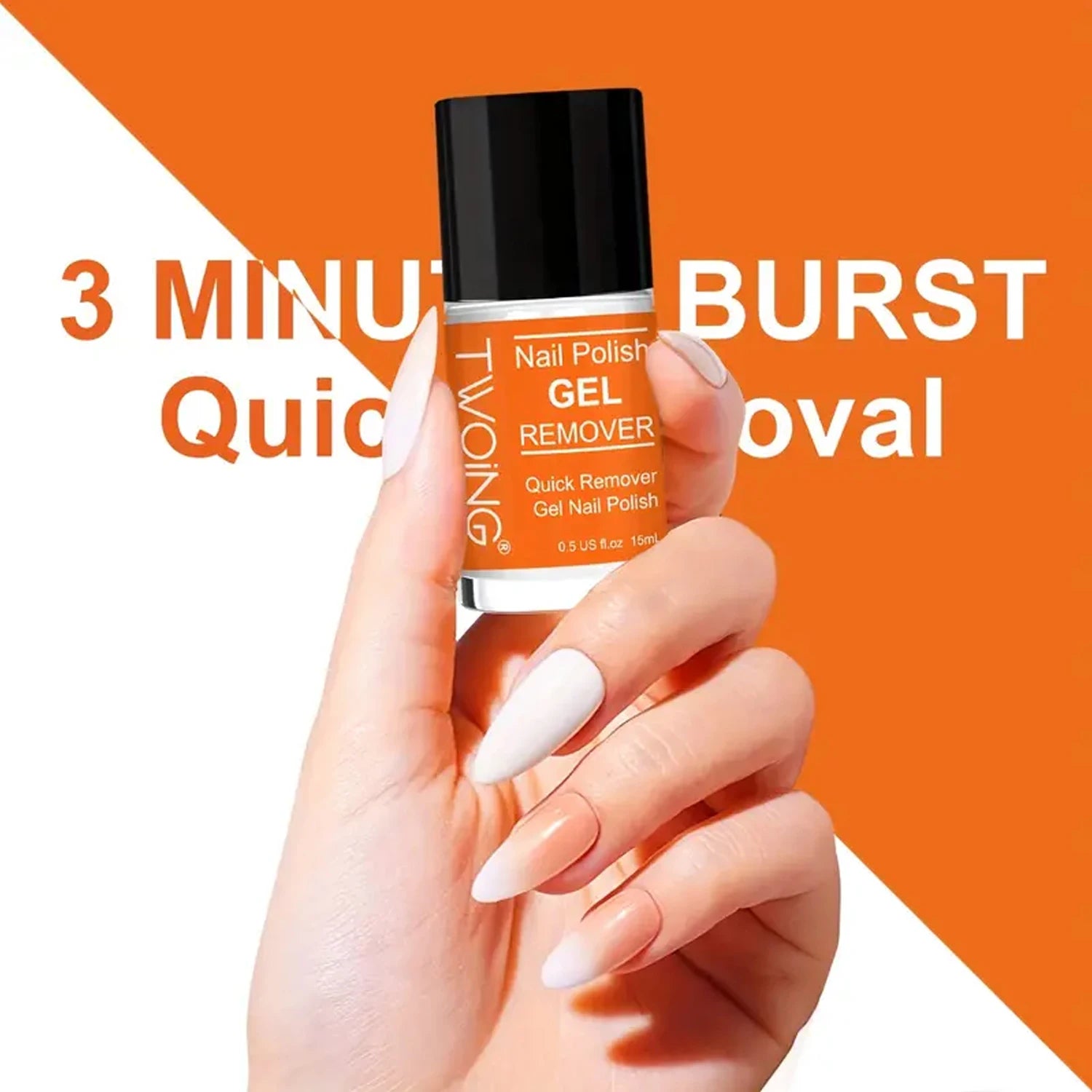 Nail Polish Gel Remover Set,2-5 Minutes Quick Remover Polish,With Gel Nail Polish Remover ,Nail  Latex Tape,For Nail Salon Care