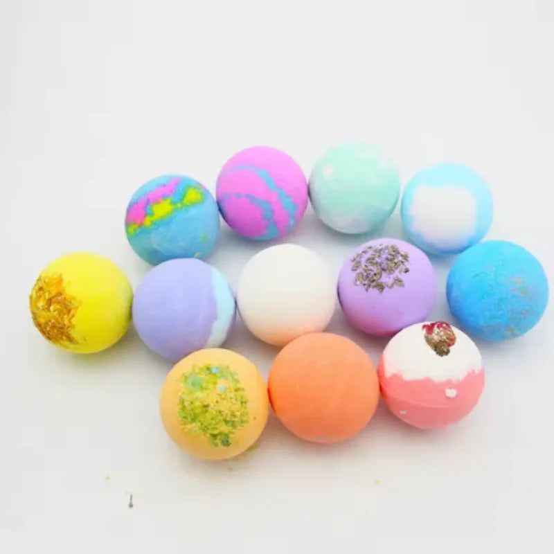 12pcs 20g/60g Bath Set Sea Salt Bath Essential Oils Softening Keratin for Foot Spa Relaxing Gift Box for Women Men
