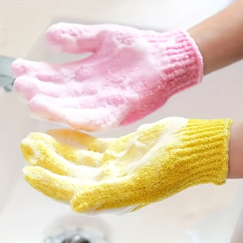 3/5/8pcs Body Care Bath & Shower Exfoliating Nylon Bath Towels & Gloves, Bathing Tools Gloves Mittens Women Cold Weather