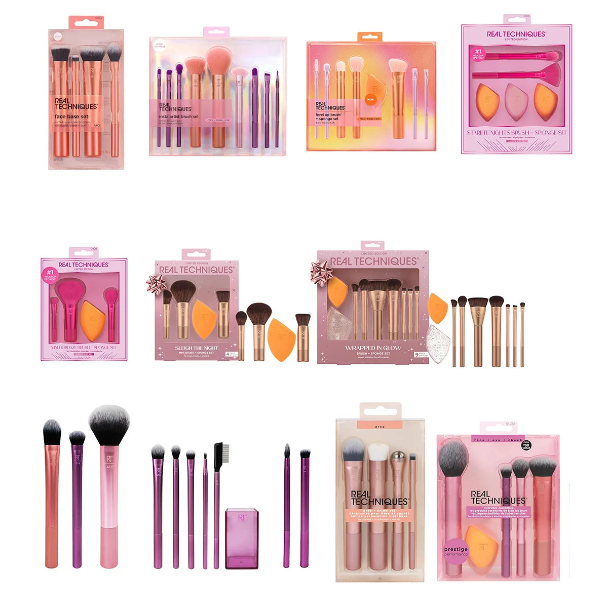 Complete Makeup Brush Set 1997 Powder Blusher Blending Brush Eye Shadow Brush Beauty Blender
