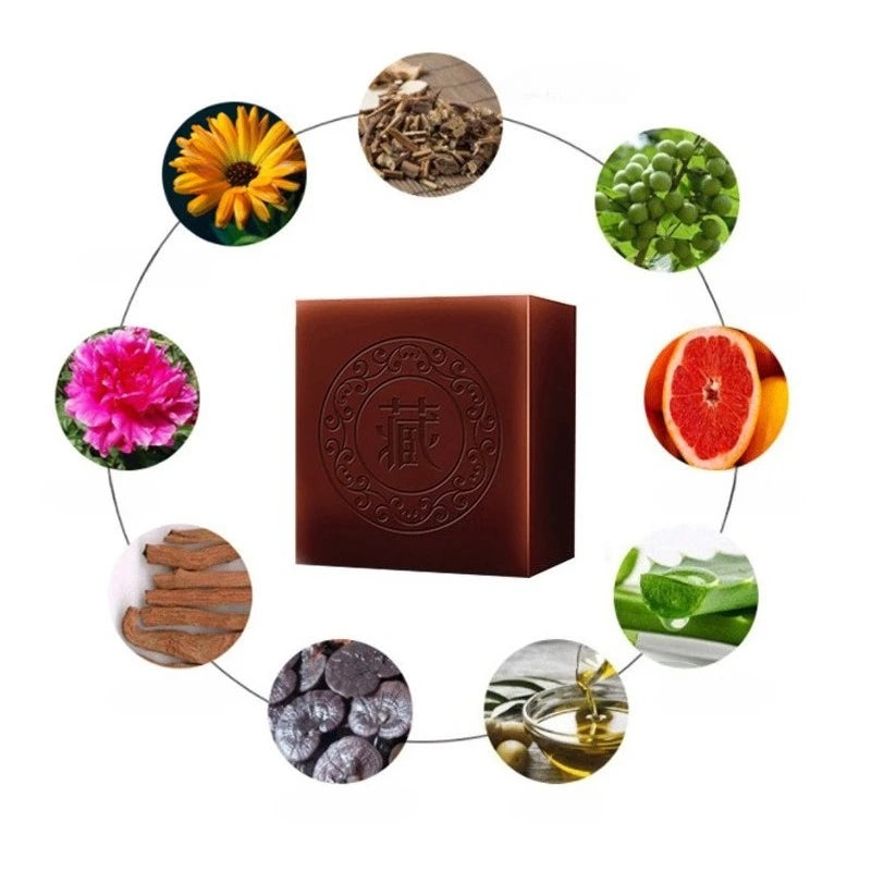 Tibetan Ancient Formula Handmade Black Soap Face Clean Chinese Herbal Soap Bar Repel Mites Inhibit Ance Tibetan Soaps Whitening
