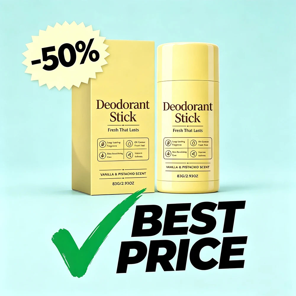 Antiperspirant Stick Deodorant Long-Lasting Fresh Smooth Non-Sticky Portable Body Care 50g
