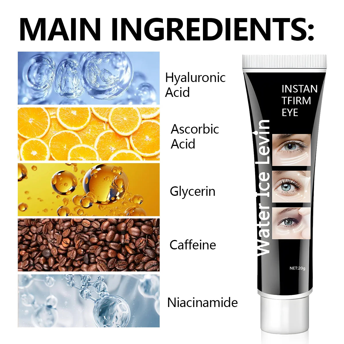Instant Firming Eye Cream Lightening Dark Circles Firming Skin Instant Eye Repair Serum Stick for women Women Eyes Care