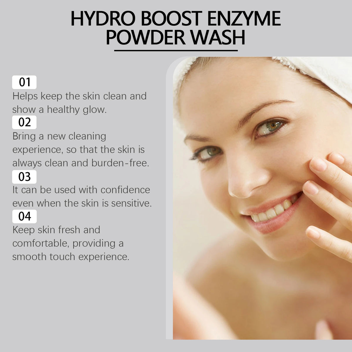 Enzyme Face Powder Wash Skin Oil Control Gentle Exfoliating Deep Cleansing Remove Blackheads Brighten Skin Cleansing Powder