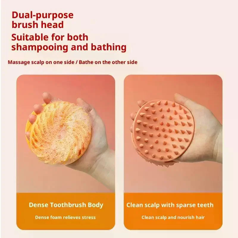 Soft Silicone Body Scrubber Scalp Exfoliating Non-irritating Body Wash Massager Bath Shower Brush Body Scrub Skin Care Bath Tool