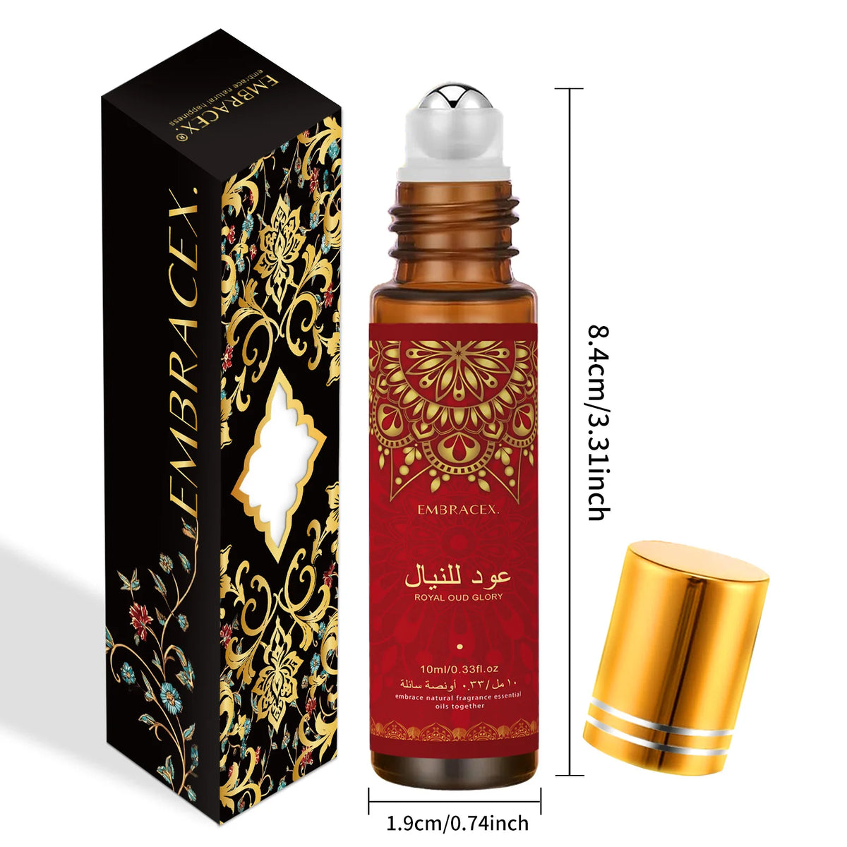 10ml Oud for Glory Roller Essential Oil عود للنيال Eid Al-Adha Gift Long Lasting Scent Gift To Friends