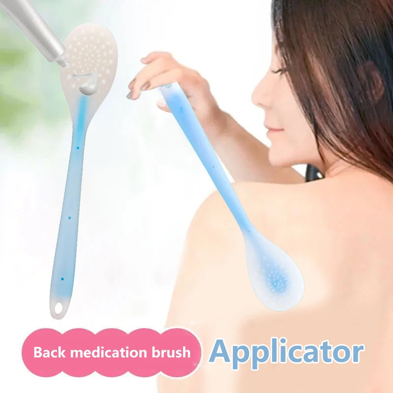 Multi-Function Lotion Sunscreen Ointment Long Handle Body Silica Gel Massage Free Sunscreen Back Applicator Tool