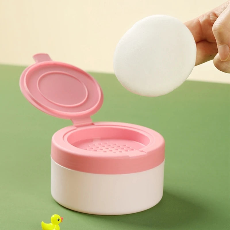 Baby Skin Care Powder Puff Box Baby Powder Puff Box Safe Infant Powder Puff Box Ensures Comfort & Protection for Infants