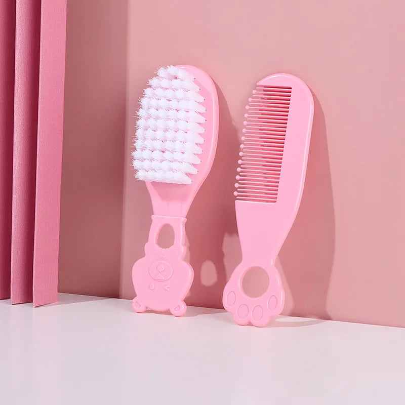 Baby Care Products Set Baby Comb, Brush Scissors Care Tool, Newborn To Remove Tinea