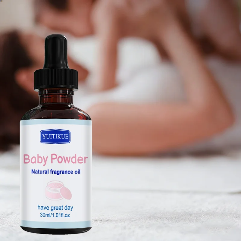 YUITIKUE Baby Powder Natural Fragrance Oil | Gentle Fresh Scent | For Daily Aromatherapy & Skin Care 30ml
