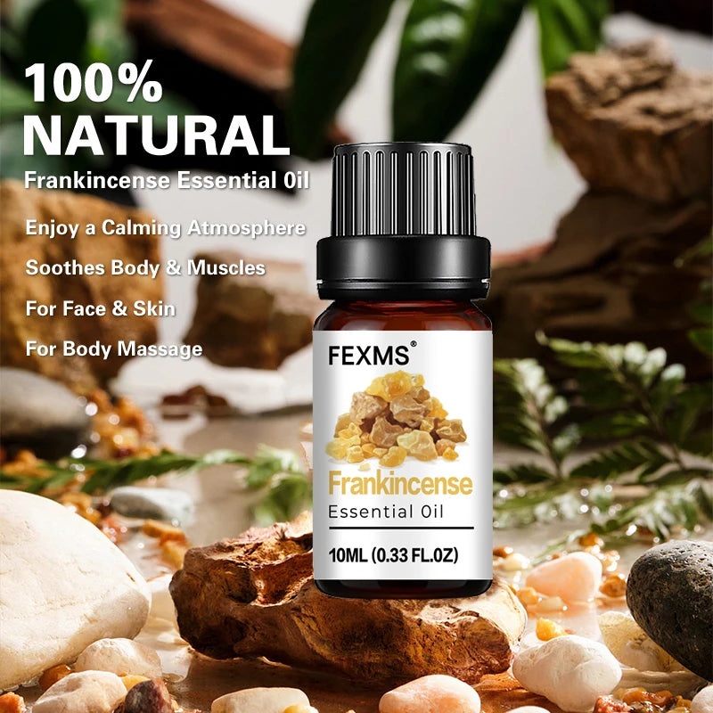 Frankincense Essential Oil 100% Pure Natural - for Sleep, Relax, Skin Moisturizing Care & Aromatherapy