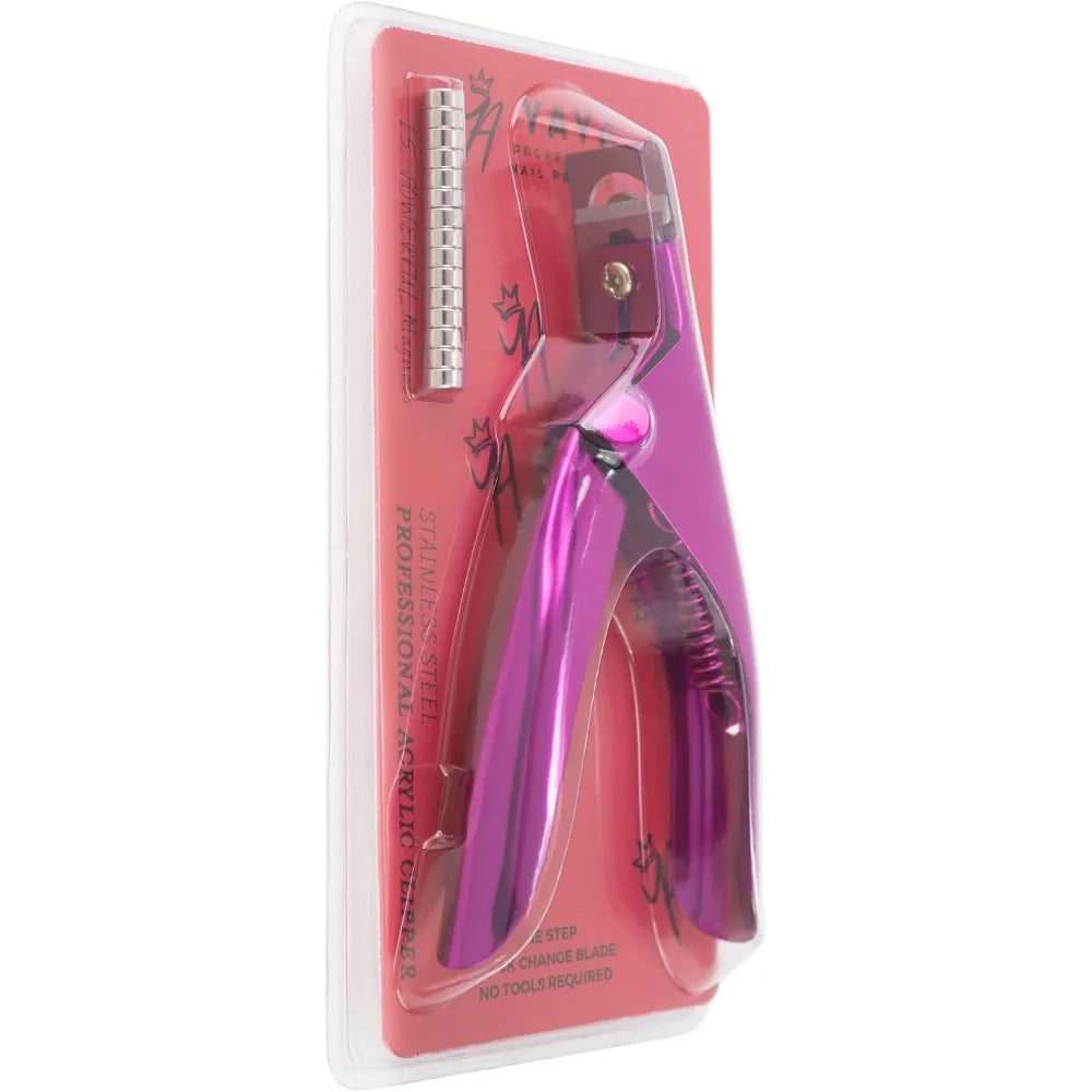Acrylic False Nail Clipper Set with Magnets and Nail Tip Cutter