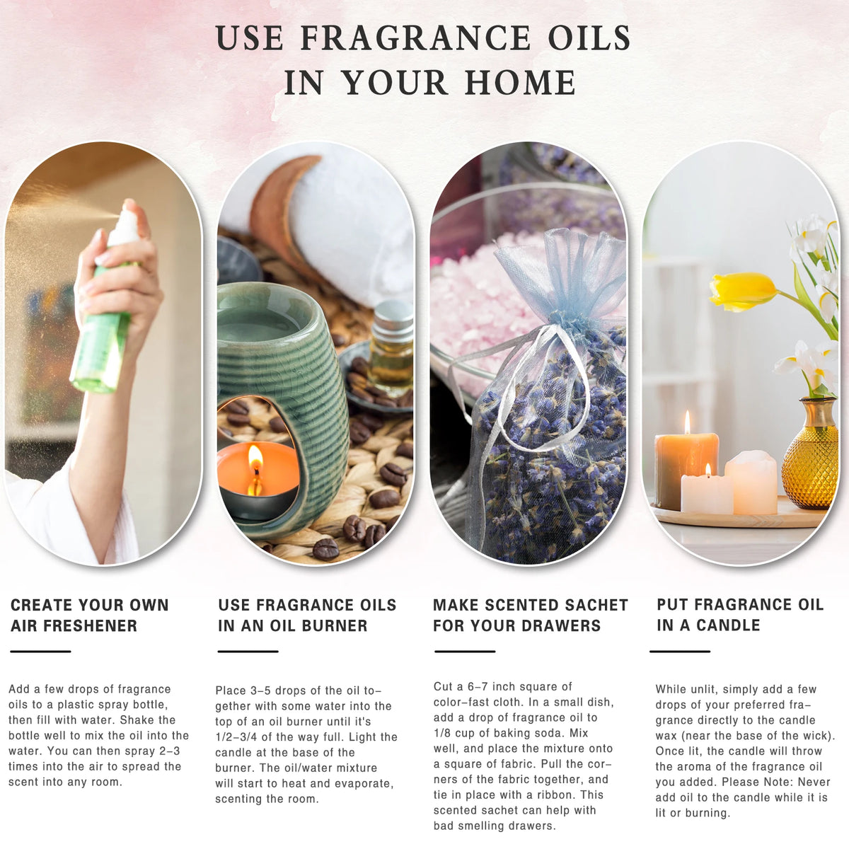 PHATOIL 100ml Fragrance Oil For Diffuser Aromatherapy-Parma Violet White Musk Orange Blossom Coffee Freesia Bubble Gum Aroma Oil