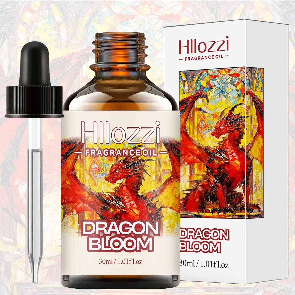 DRAGON BLOOM FRAGRANCE OIL Suitable for all parts of the body, face, and hair, for both men and women