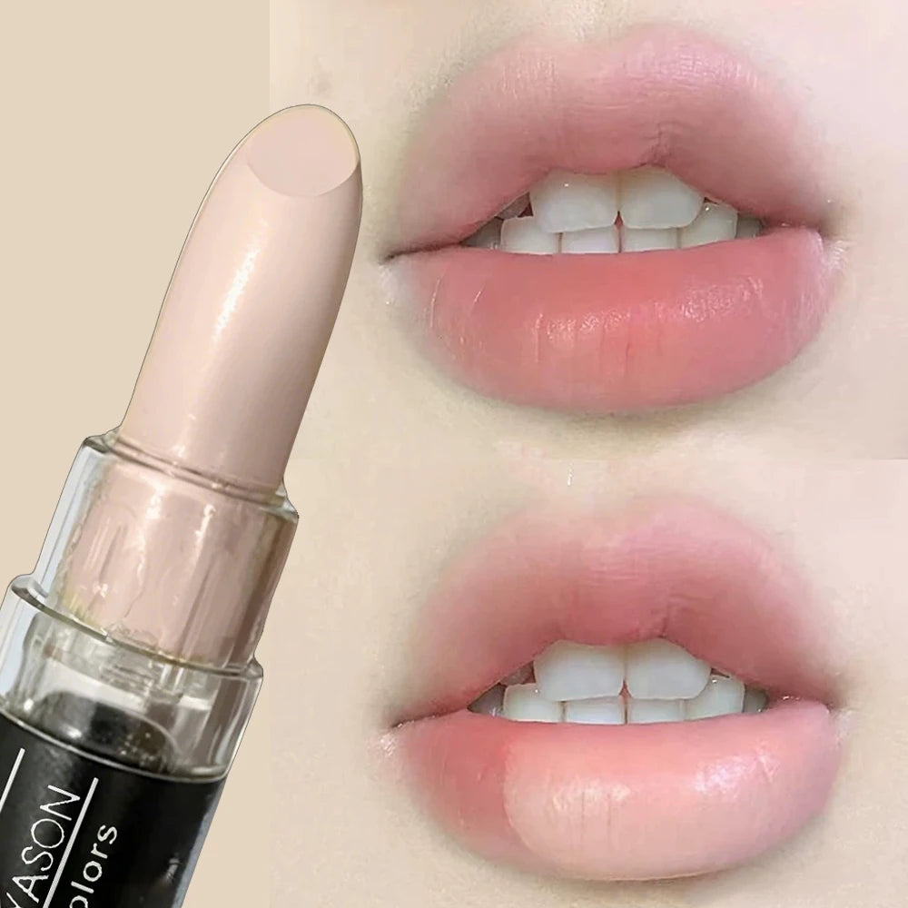 Clay Nude Lip Primer Concealer Cover Dark Lips Stick Long Lasting Gothic Matte Black Halloween White Cosplay Makeup Lip Base