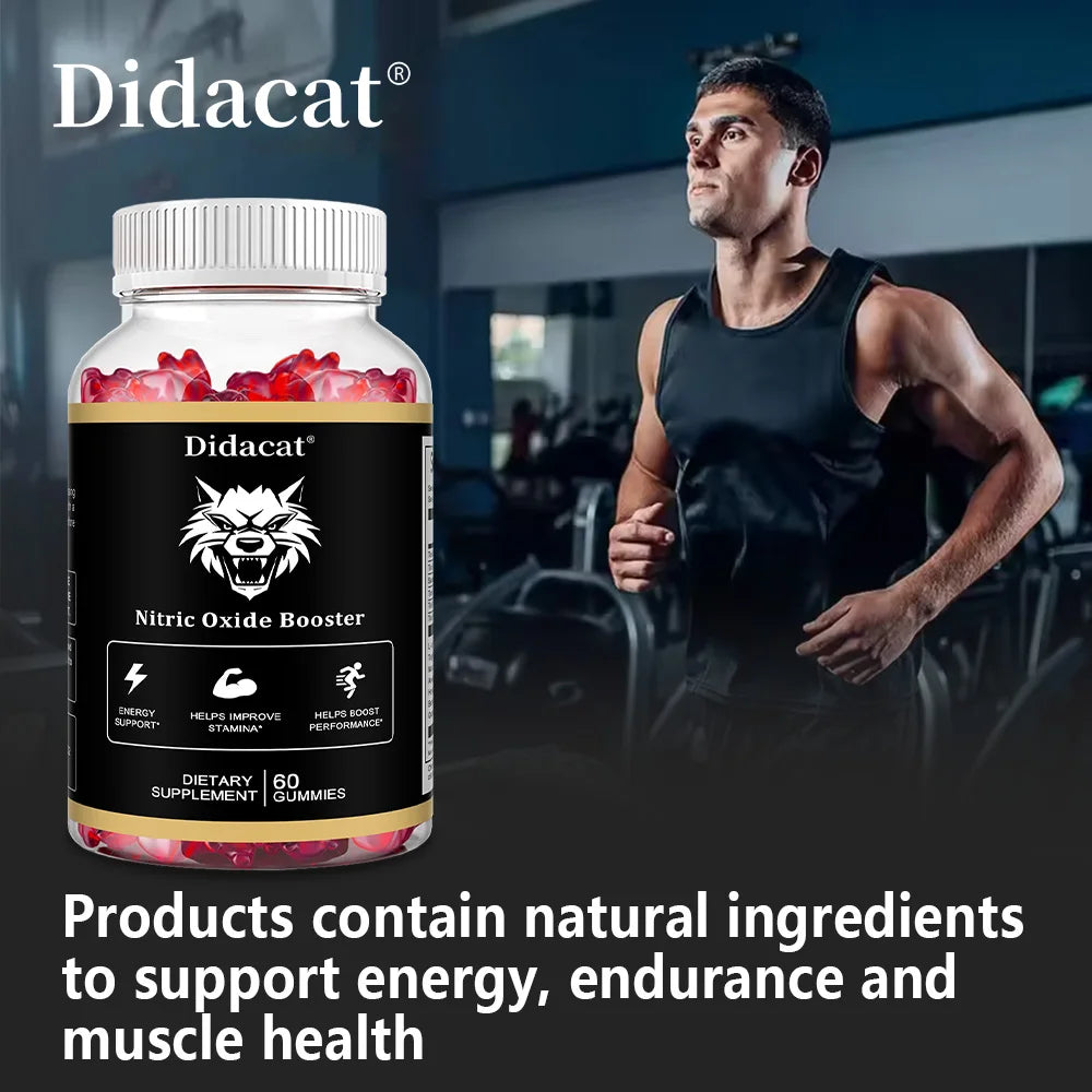 Maca Root Gummies, with Ashwagandha for Mood Enhancement, Energy, and Muscle Growth, Promote Skin Health, Unisex