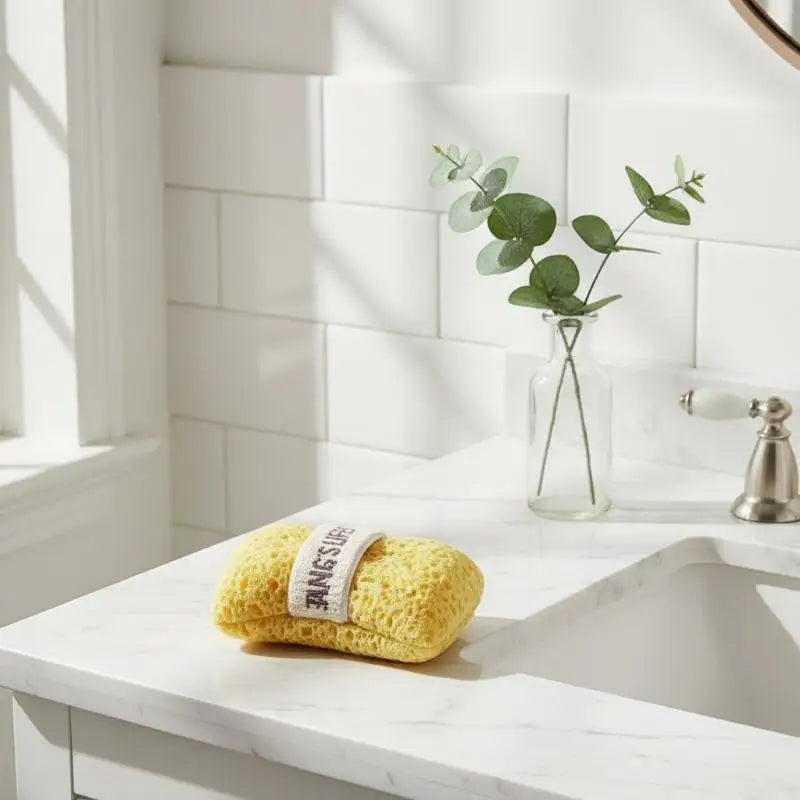 Ultra Soft Texture Bath Sponge Rich Foaming No Loose Fibers Body Scrubber Multi-use Shower Foaming Tool Gentle Exfoliation