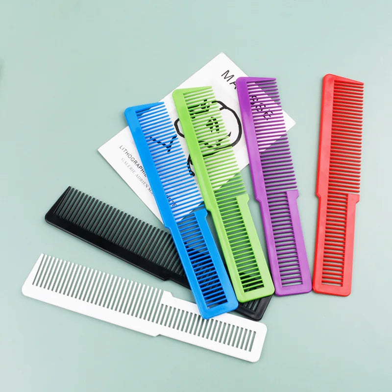 9 Color Plastic Anti-Static Tangle Women Hairdressing Comb Ultra Thin Professional Hair Cutting Brush Hair Care Styling Tools