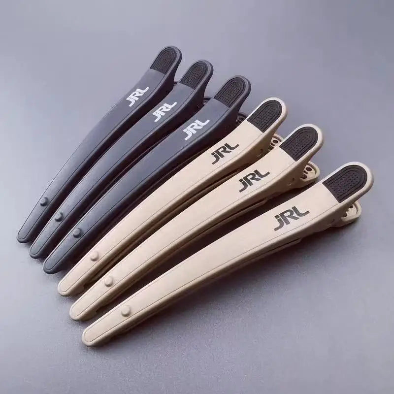 JRL Hairdressing Clip Hair Salon Professional Duckbill Clip Dyeing Zone Positioning Non-slip Seamless Haircutting Clip for Haird