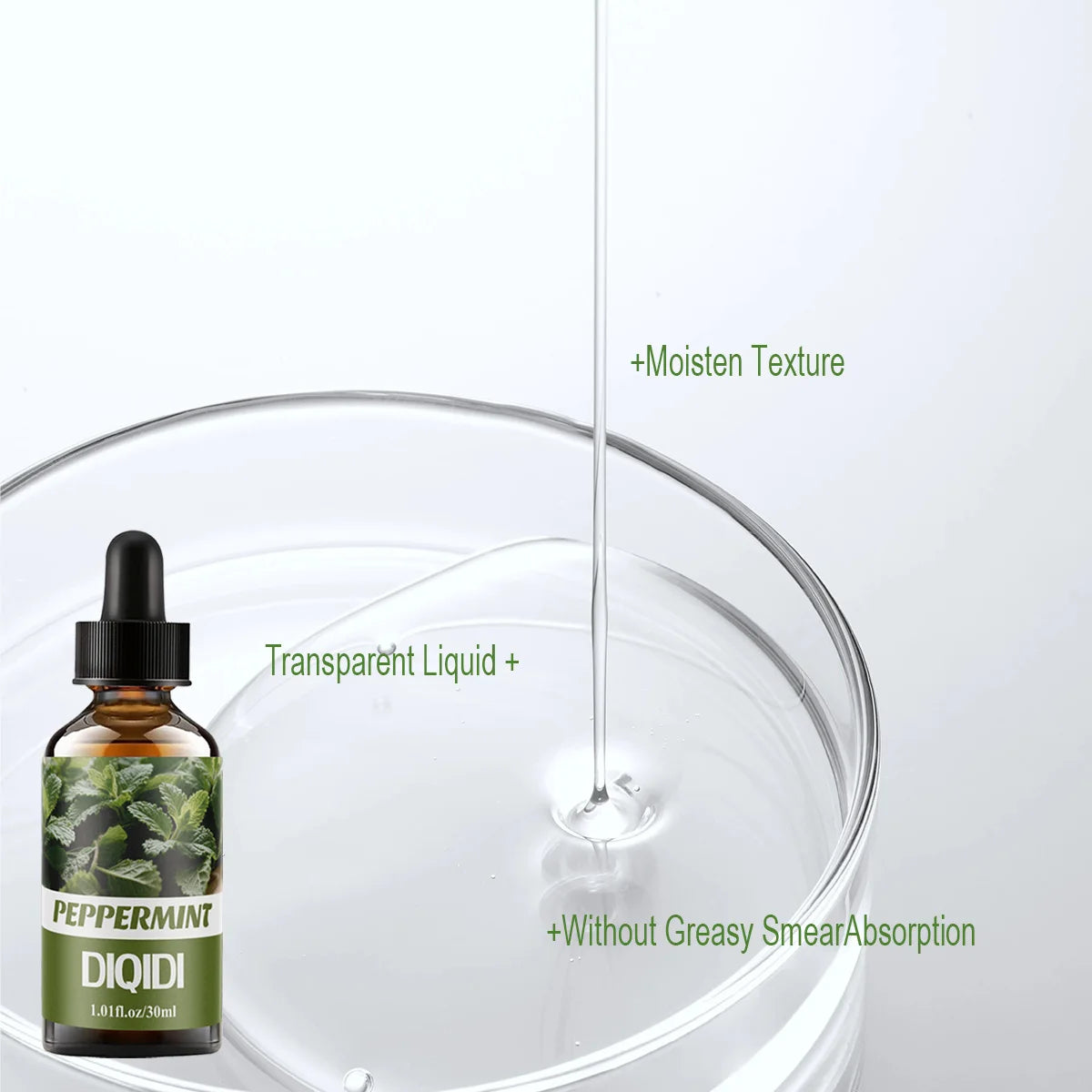 Mint essential oil, fragrance oil, plant essential oil, pure oil, hydrating and moisturizing, aromatherapy essential oil. Multif