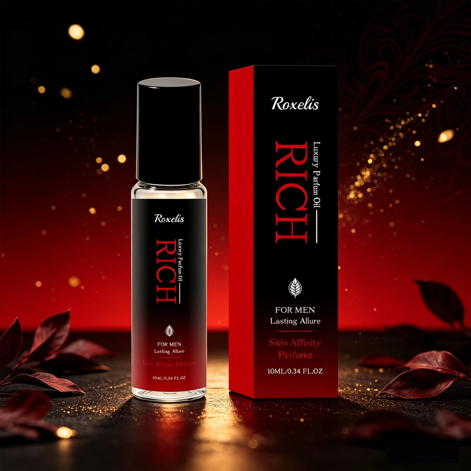 Roxelis10ml Glamour Cologne Temperament Hierarchy of Elegant Niche Natural Fragrance Fresh Charming Dating Commute Fragrance
