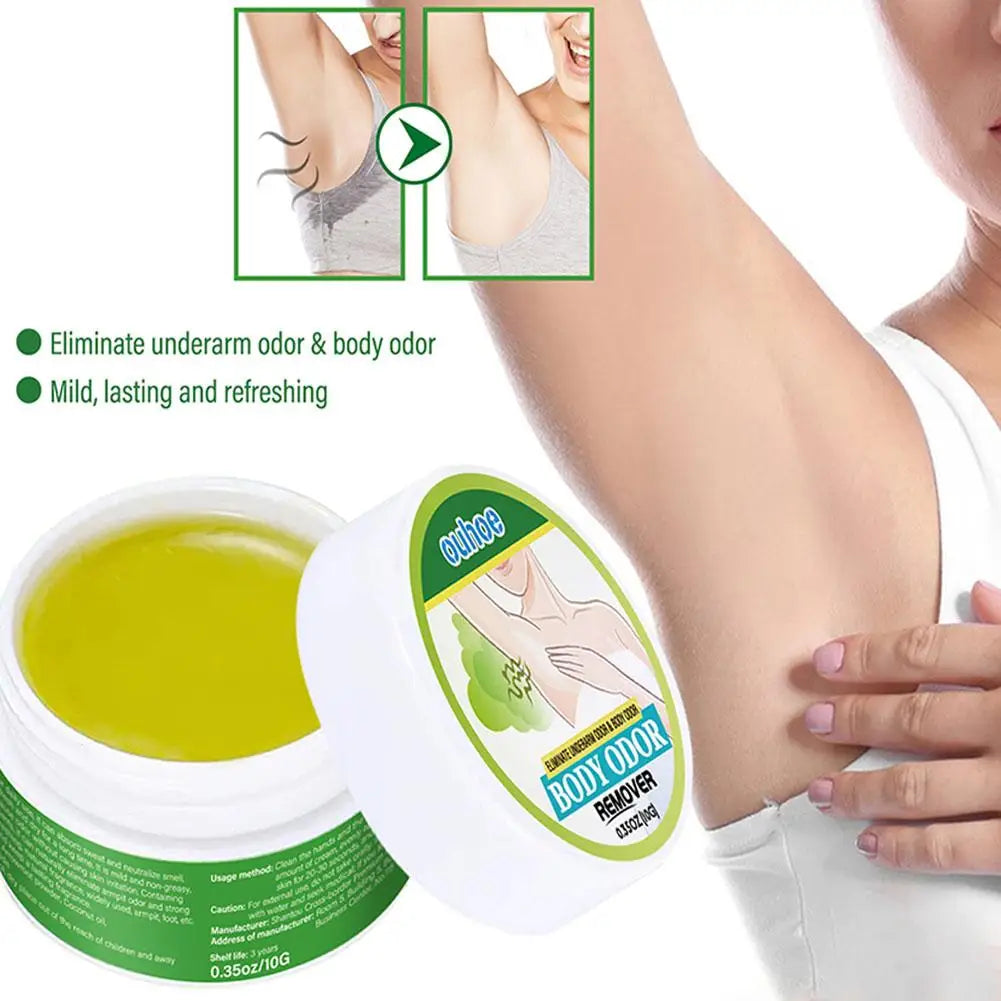 10g Natural Extract Plant Underarm Deodorant Cream Summer Deodorant Lasting Aroma Skin Care Deodorant For Body Refreshing
