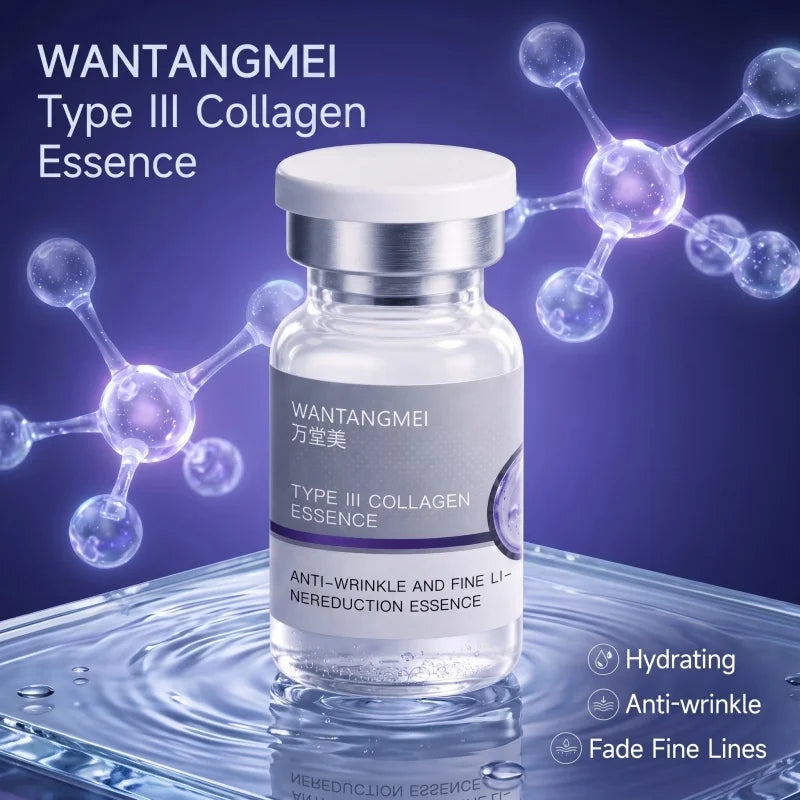 Type III Collagen Facial Firming Serum  Anti-Wrinkle Firming Lifting and Anti Aging Serum Brightening and Moisturizing Serum