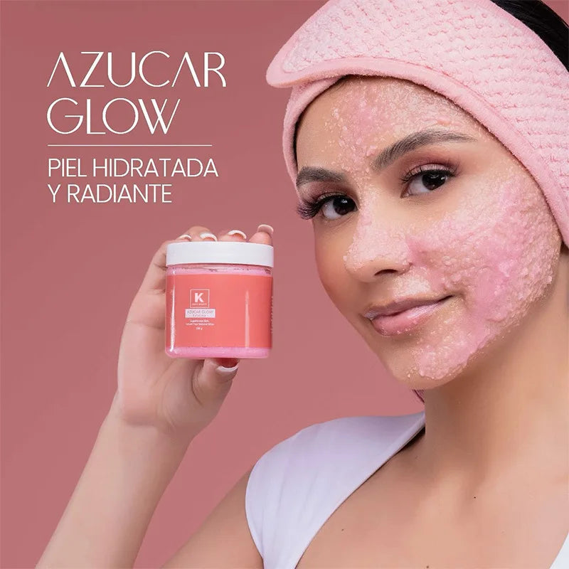 100g KOEC Azucar Glow Exfoliator Facial Sugar Scrub Exfoliation Hydration Brightening Cell-renewal Oil Control Natural Glow