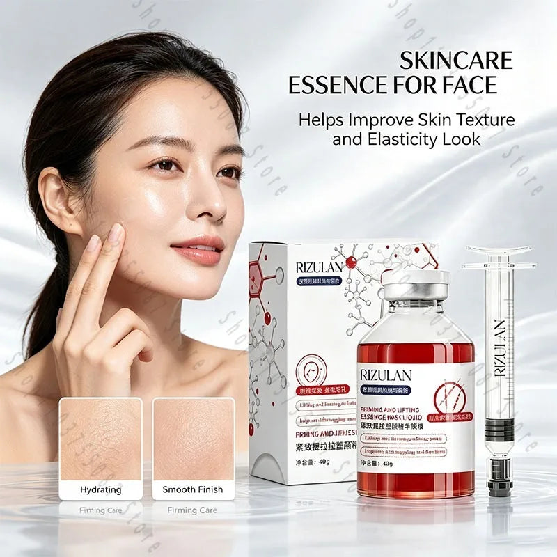 Firming Essence Mask Liquid Face Serum Moisturizing Skincare for Smooth Hydrated Skin