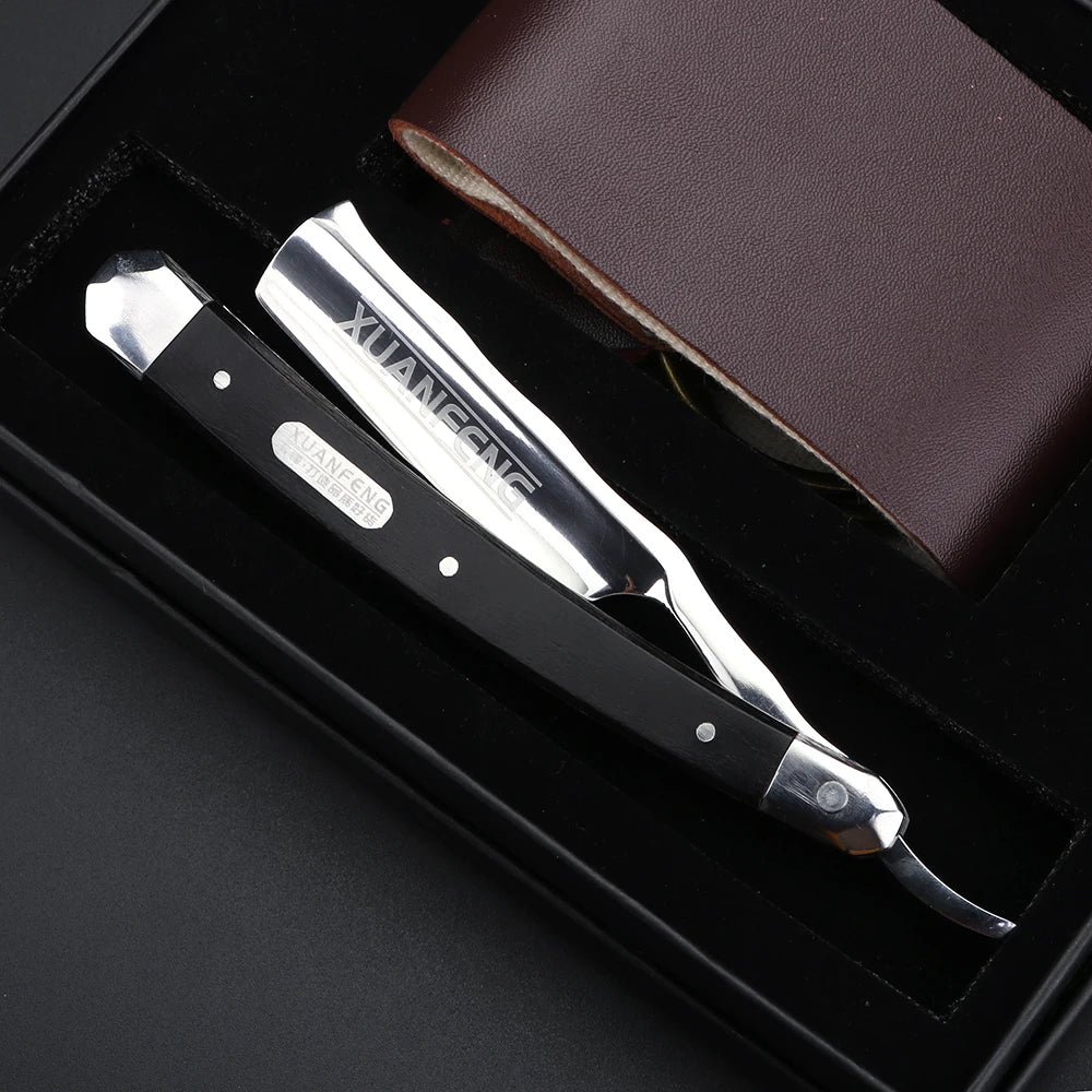 XUANFENG Folding Razor 440C  Steel High Hardness Sharp Straight Razor Men's Razor