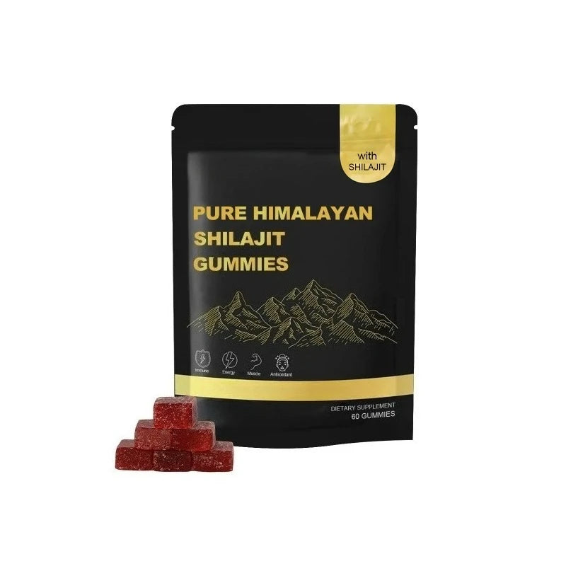 Shilajit Gummy Candy Plant Extracts and Replenishes Energy To Enhance Focus and Body Care
