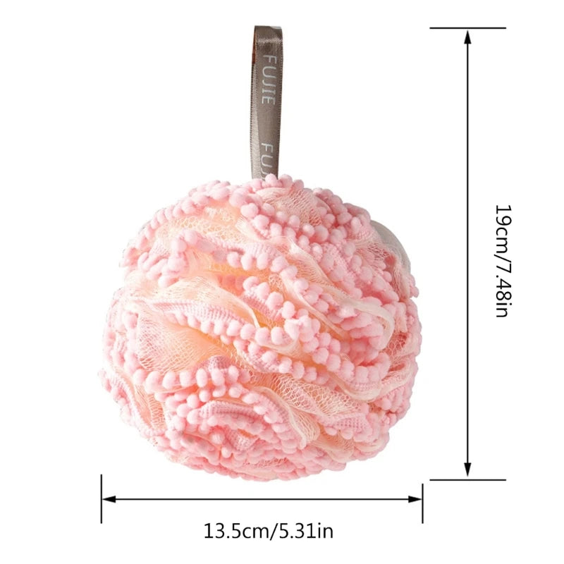 Bath Loofah Sponge 80g Large Size Shower Sponge Loofah Mesh Shower Sponge Ball