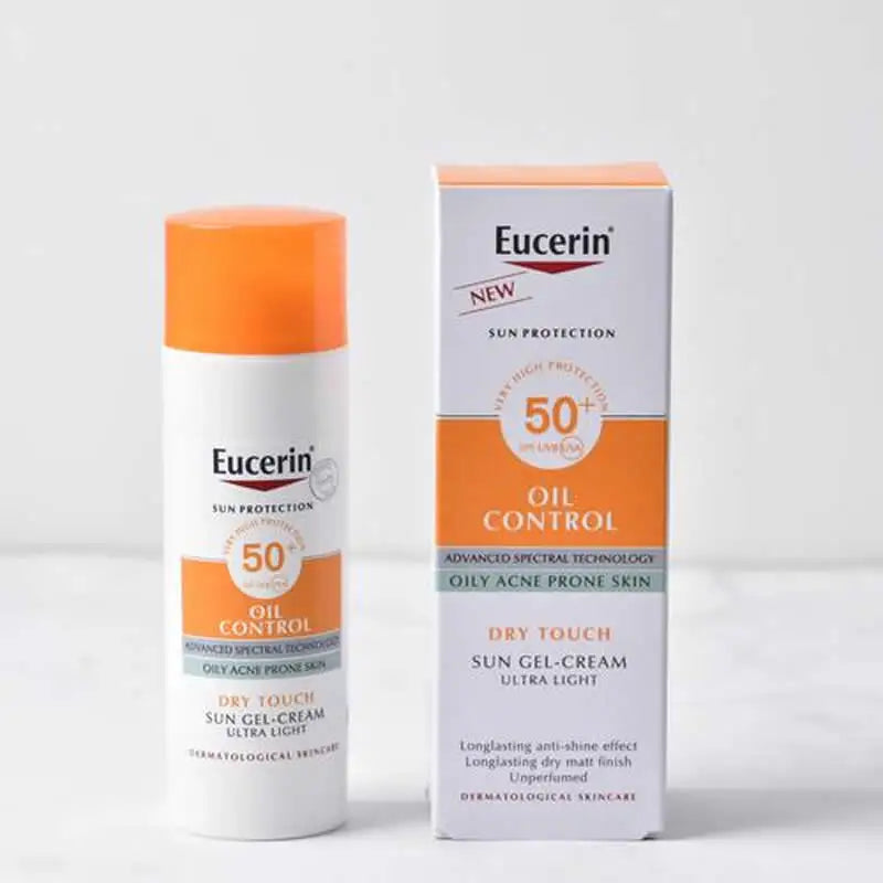 Eucerin Oil Control Face Sunscreen SPF50+ Refreshing Matte Non Greasy Oil Control UV Protection for Oily Acne Prone Skin