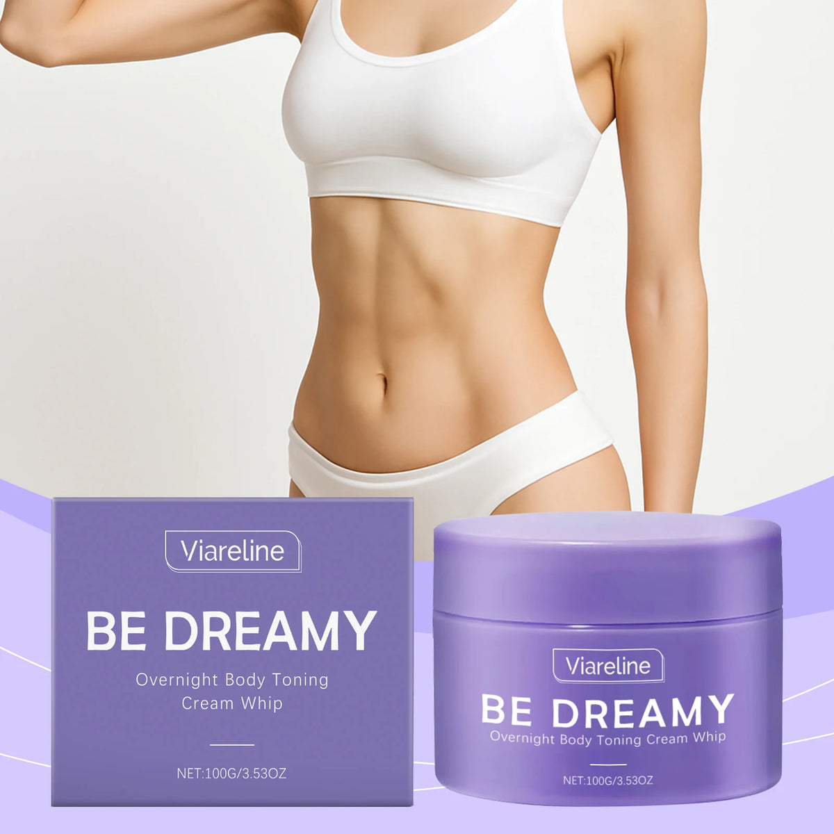 Overnight Toning Whip Body Cream Firming Lifting Skin Improving Sagging Moisturizer Body Shaping Cream For Abdominal Arm Legs