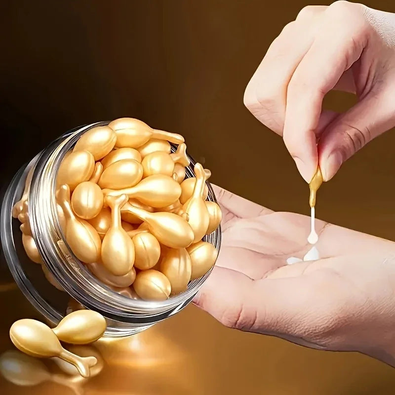 50 Fullerene Essence Capsules Collagen Capsules Facial Care Essence Anti-Wrinkle Anti-Acne Firming Whitening Hyaluronic Acid Essence Skin Care New Product